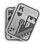 老铁匠扑克推牌2.0啪啪牌 推推牌指尖陀螺金属解压 成人edc玩具男