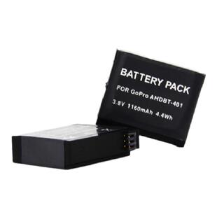 尼胜 适用 gopro hero4相机电池 AHDBT-401电池 狗4运动相机 录像机电池  4代