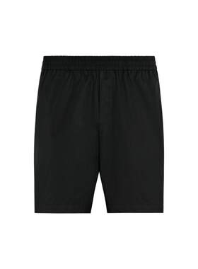 Suitsupply黑色棉直筒短裤