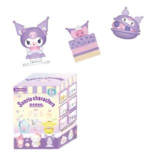 正版三丽鸥微场景萌粒盲盒库洛米丑鱼汉顿手办公仔周边摆件礼物