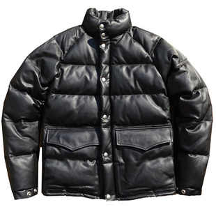 整单3千件赔本抛售!木村真皮羽绒绵羊皮真皮皮衣保暖面包服男女