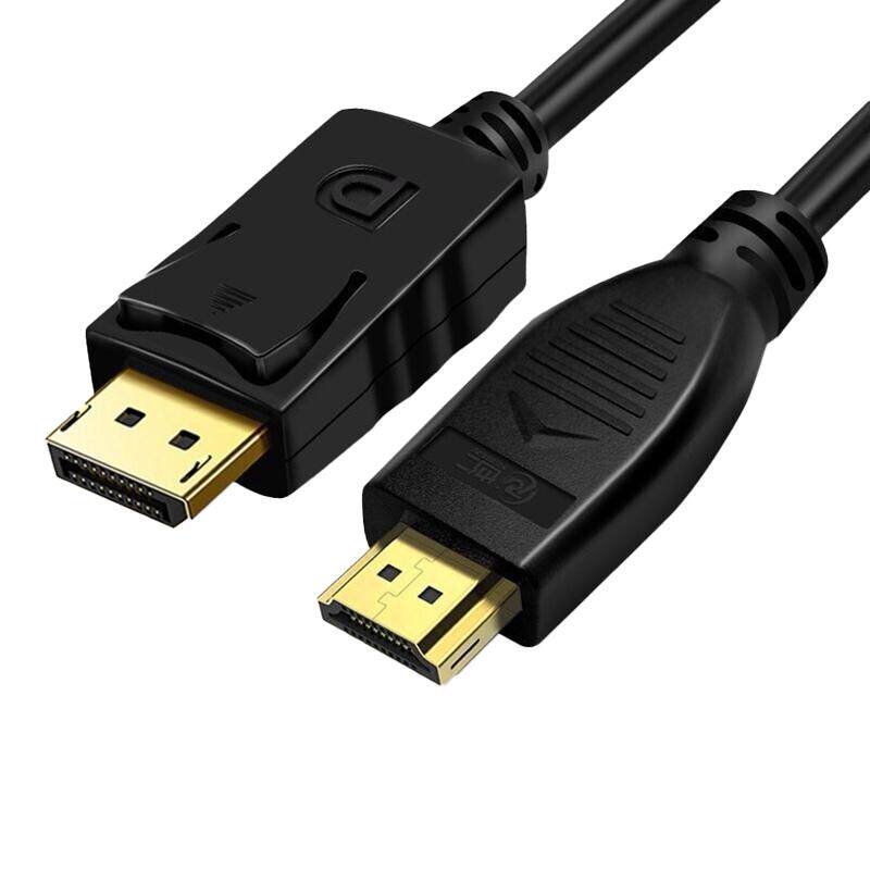 也仁主动式dp转hdmi/dvi转换线电脑多屏显卡同屏投屏电视显示器
