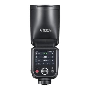 神牛V100 机顶闪光灯100w外拍热靴灯适用索尼佳能富士人像婚纱摄影高速同步TTL外置相机触摸屏官方正品