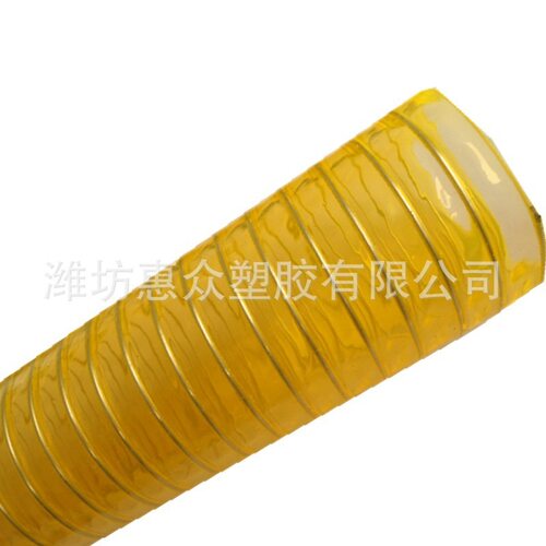 厂家供应大口径pvc钢丝增强软管 耐高温耐酸碱耐腐蚀钢丝输送管