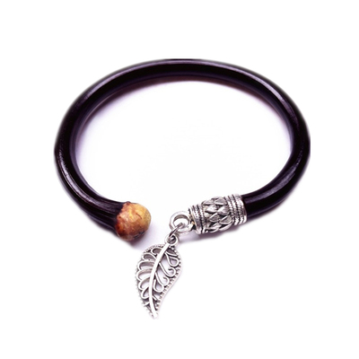 小清新天然文艺手镯鸡血藤