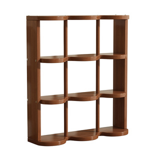 中古风九宫格桌面杯架置物架家用多层收纳架茶杯水杯马克杯储物架