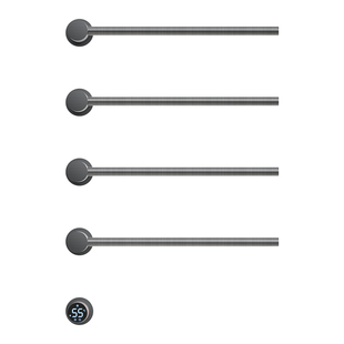 德希顿7039暗装电热毛巾架极简智能加热烘干浴巾置物架除湿机浴室