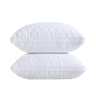 高枕头枕芯真加厚加高 1对 成人超高超厚肥胖人专用偏硬型偏软枕