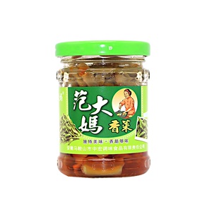 范大妈香菜 150g*3瓶贡菜罐头即食下饭菜配粥香脆开胃酱菜冷盘菜