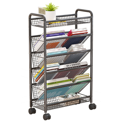 可移动多层落地书架置物架