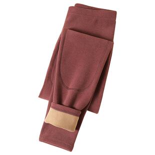 猫人保暖裤女士加绒加厚冬季打底东北棉裤羊羔绒秋裤女款内穿大码