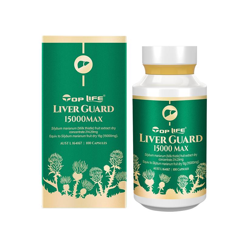 酒熬夜加班奶蓟草Toplife护肝片