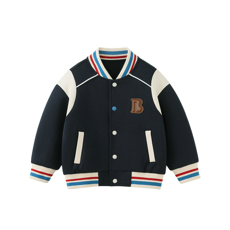 齐齐熊宝宝外套春秋款男童棒球服