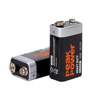 9V电池万用表 测试仪 烟雾报警器 遥控器 音响 玩具 体温枪无线 话筒麦克风扩音遥控6F22 方块电池250mAh