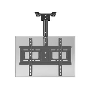 电视机吊顶架旋转支架伸缩吊装显示器挂架吊杆顶挂悬挂壁挂墙