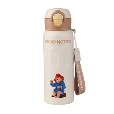 帕丁顿熊儿童双饮不锈钢保温杯