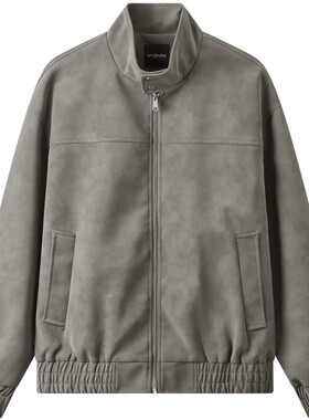 gxg.jeans男装 美式复古宽松立领工装飞行夹克外套男生 26春热卖