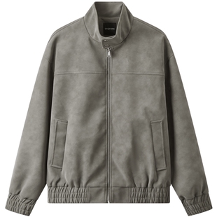 gxg.jeans男装 美式复古宽松立领工装飞行夹克外套男生 26春热卖