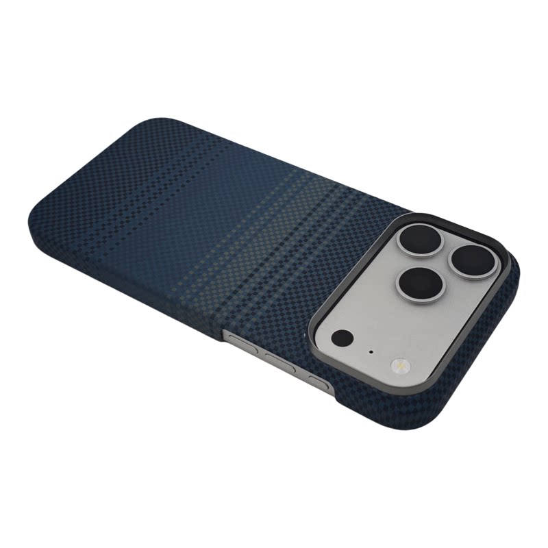 【Uecoo原创家】新款半包碳纤维纹适用于iPhone17promax手机壳苹果17pro超薄散热凯夫拉纹15p高级磨砂