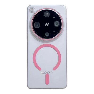 适用oppofindx9ultra透明磁吸壳