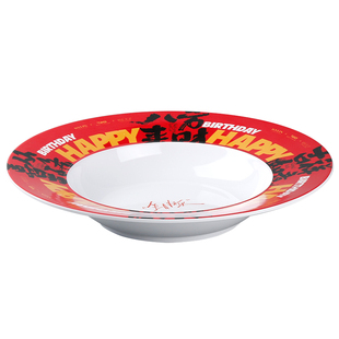 生日面专用碗密胺生日面碗商用海底捞同款生日快乐碗长寿面专用碗