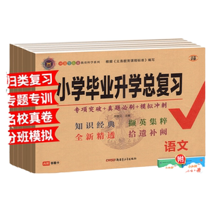 小学毕业升学总复习语文数学人教版英语外研版湘少版海淀小升初分班真题卷试卷测试卷全套六年级必刷题专项训练名师帮你总复习卷子