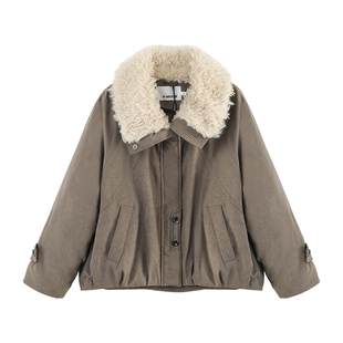 【商场同款】X--MOOM2025冬季新款大翻领夹克外套90白鸭绒羽绒服