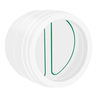 315pvc止回阀烟道阀厨房专用饭店餐厅大排量油烟机250管道止逆阀