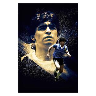 马拉多纳球王海报墙贴经典怀旧墙壁挂画卧室客厅酒吧简约超大墙画