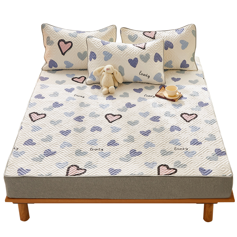 纯棉床单单件防摔蚊帐里面专用的防滑款全棉床垫软垫子不跑的被单