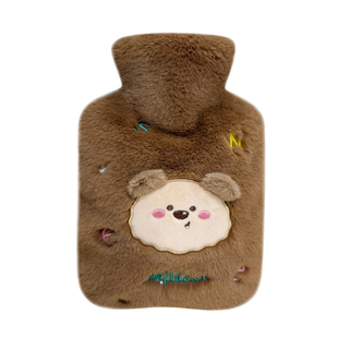 热水袋暖水袋注水式毛绒暖手宝暖脚被窝专用灌水小号暖手袋暖宝宝