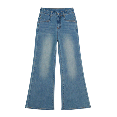 王家有鱼夏季薄款莱赛尔牛仔裤女