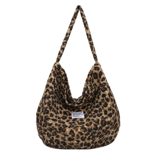 ins韩系慵懒风大容量毛呢托特包包女休闲简约风毛绒材质单肩大包