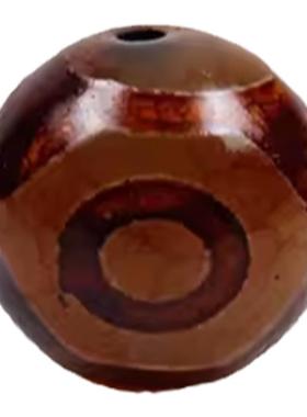 大三眼天珠西藏配珠玛瑙天珠手链串项链隔珠腰珠散单珠天然饰品男