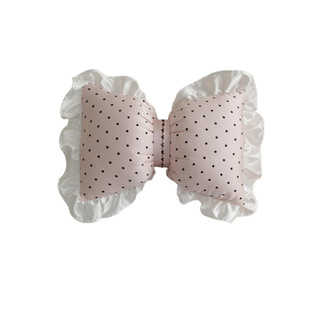 法式蝴蝶结汽车头枕护颈枕车内专用靠枕腰部支撑座椅靠背汽车用品