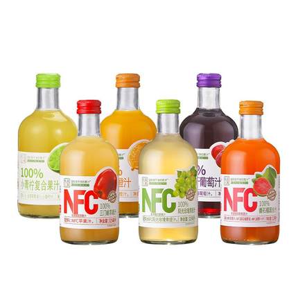 汇多滋百分百/NFC果汁饮料无添加橙汁苹果汁西柚葡萄汁纯果汁饮品