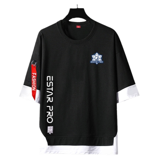 estarpro战队队服诺言王者游戏t恤衫短袖男女estar比赛衣服五分袖