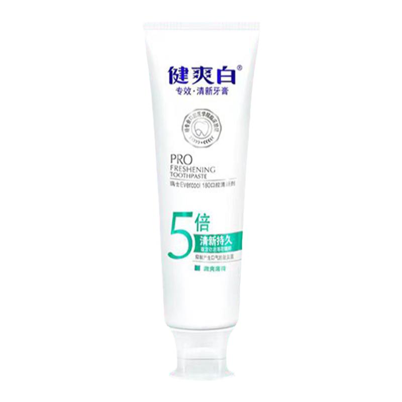 纳爱斯健爽白牙膏清新口气薄荷