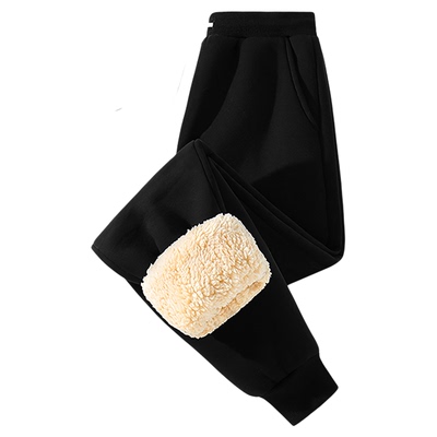 都市丽人羊羔绒裤子女2025新款冬