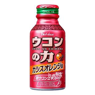 日本直邮house好侍果味维生素饮料解疲乏低脂健康姜黄素机能饮品