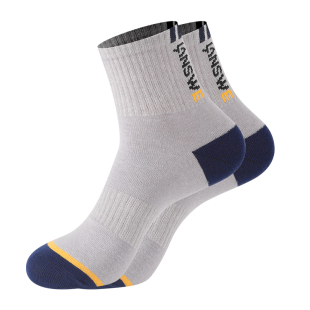 浪莎袜子男纯棉中筒袜春秋季厚款抗菌防臭男袜青少年运动秋冬长袜