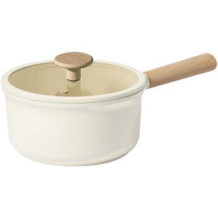 卡罗特奶锅辅食锅不粘锅婴儿宝宝蒸煮一体家用钛陶瓷小锅泡面汤锅