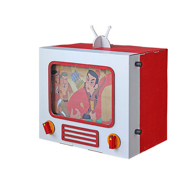 宝堡乐diy故事绘本电视机