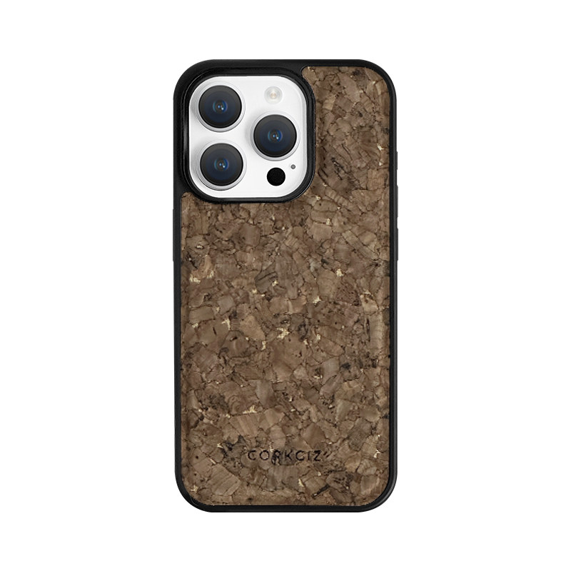 适用于iphone17手机壳16plus防摔13ProMax新款葡萄牙17air软木保护套12mini木质壳全包软边防摔11简约国潮风