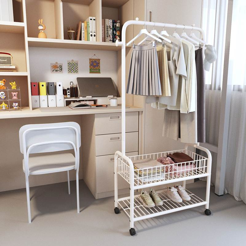 衣架落地挂衣架挂包宿舍小型租房收纳衣帽架卧室家用晾衣架置物架