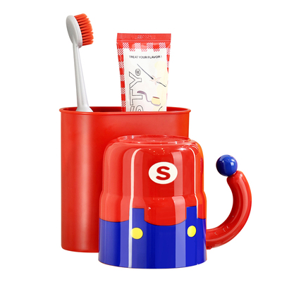 BSD新款可爱牙刷置物牙杯收纳架