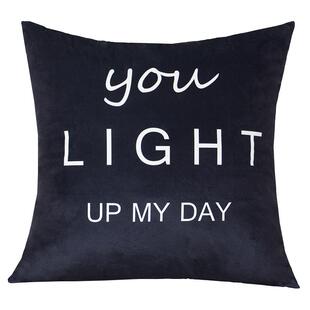 北欧黑白抱枕几何ins条纹英文靠垫简约格子沙发靠枕办公室靠垫