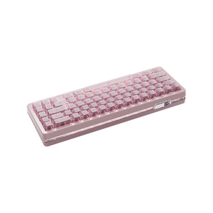 VGN霓虹68键盘电竞磁轴客制化Gasket热插拔RGB无畏契约游戏麻将音