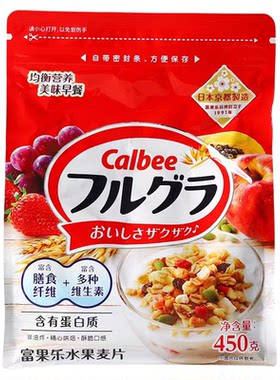 Calbee富果乐水果麦片营养早餐