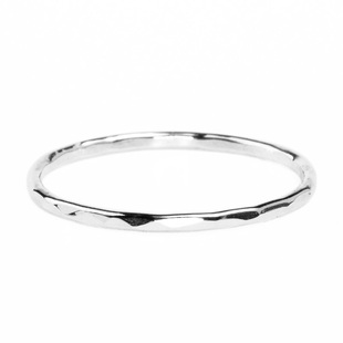 925纯银单身小指尾戒指环 女闺蜜超细关节戒 简约欧美原创设计